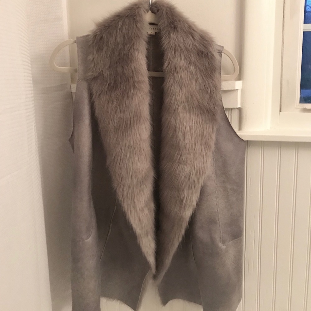 Beautiful Gray Vest by Lovestitch, Size L